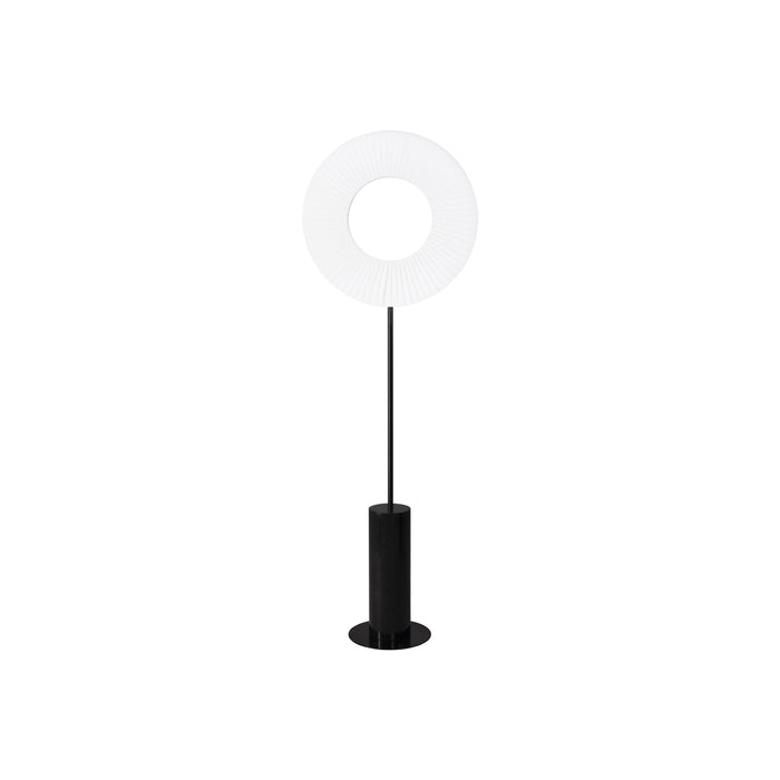 Iris LED Floor Lamp in Black (Small).