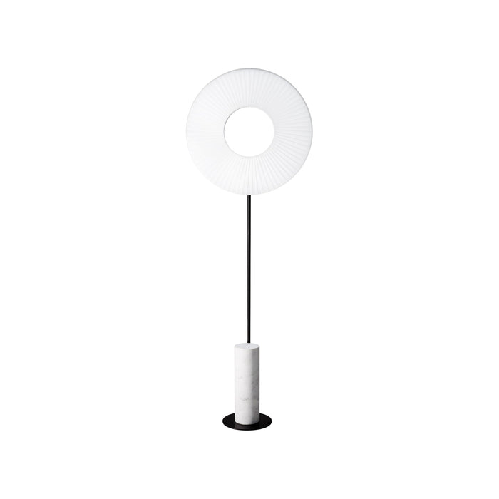 Iris LED Floor Lamp in White (Medium).