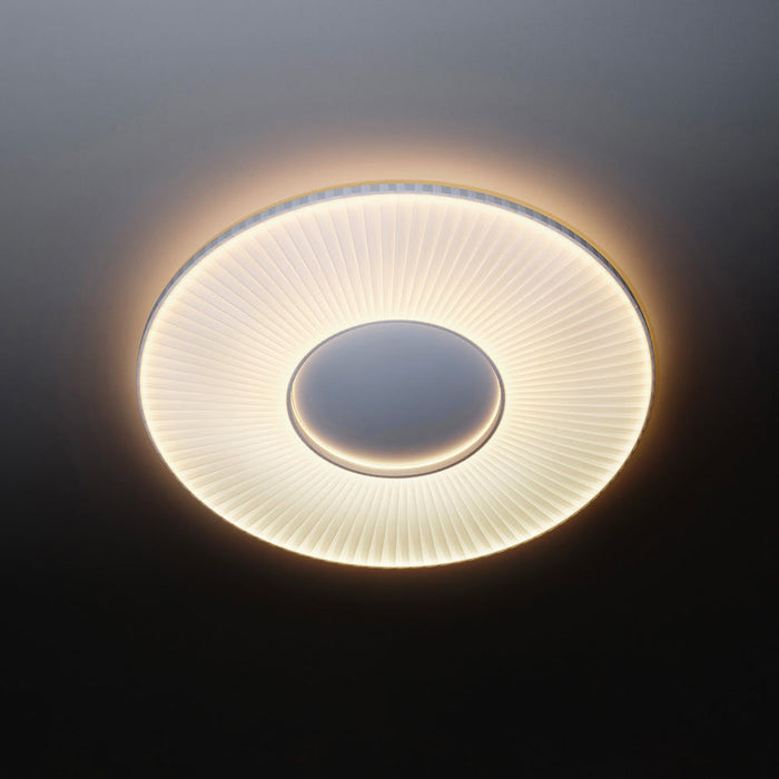 Iris LED Flush Mount Ceiling Light in Detail.