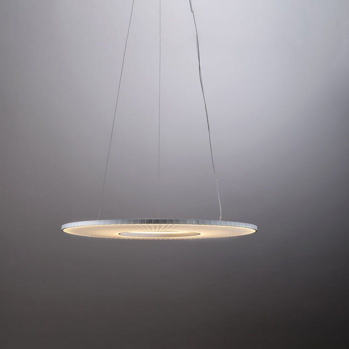 Iris LED Horizontal Pendant Light in Detail.