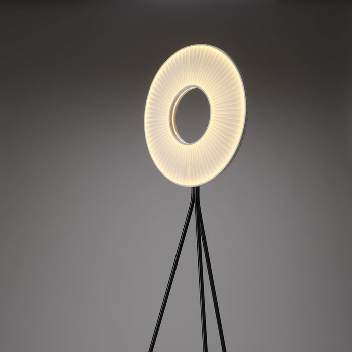 Iris LED Tripod Floor Lamp in Detail.