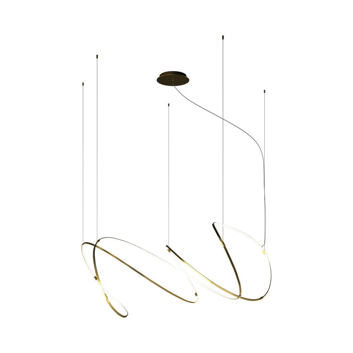 Zigouzi LED Pendant Light in Gold (Large).