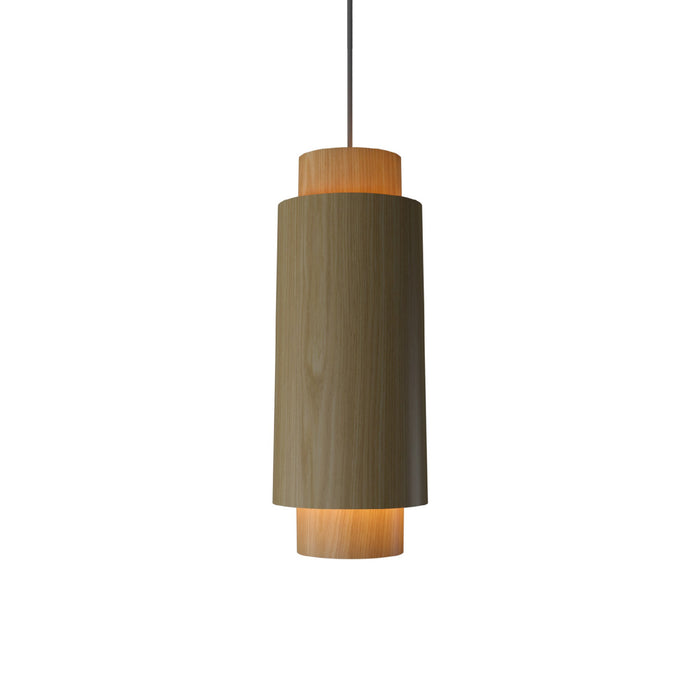 Cylindrical Pendant Light in Sand (Large).