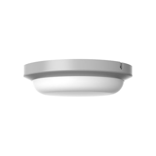 Dean Outdoor LED Flush Mount Ceiling Light in Textured Grey (8-Inch).