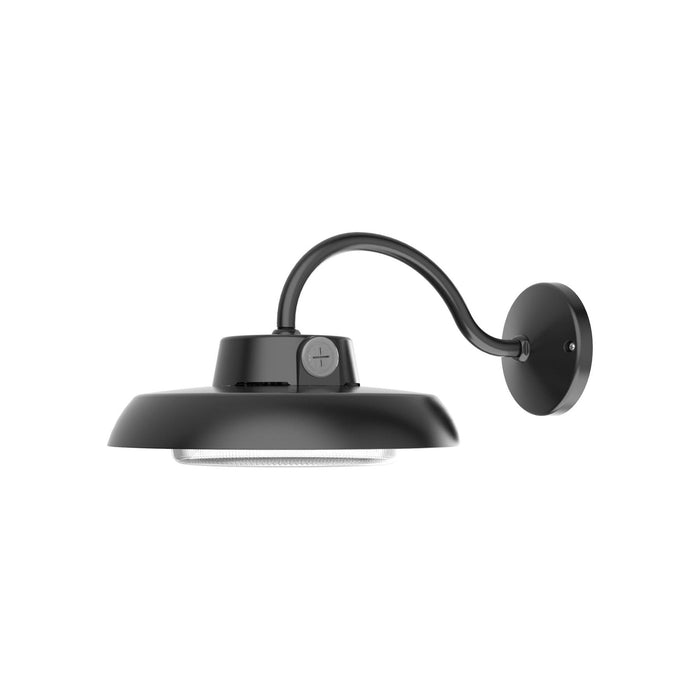 Gilbert Outdoor LED Wall Light in Black (Small).