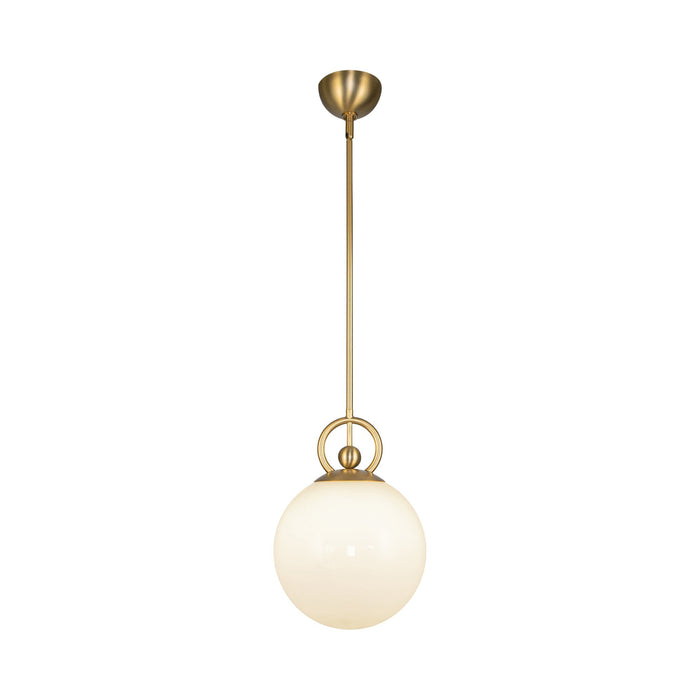 Fiore Pendant Light in Brushed Gold.
