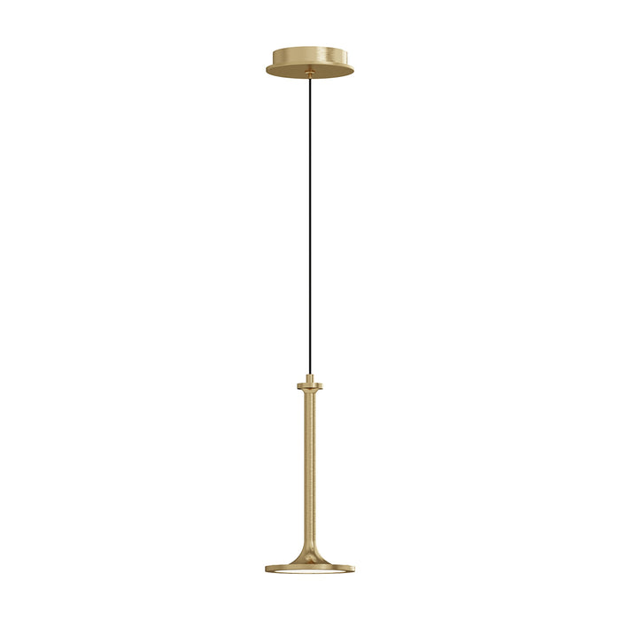 Issa LED Pendant Light in Brushed Gold (5.63-Inch).