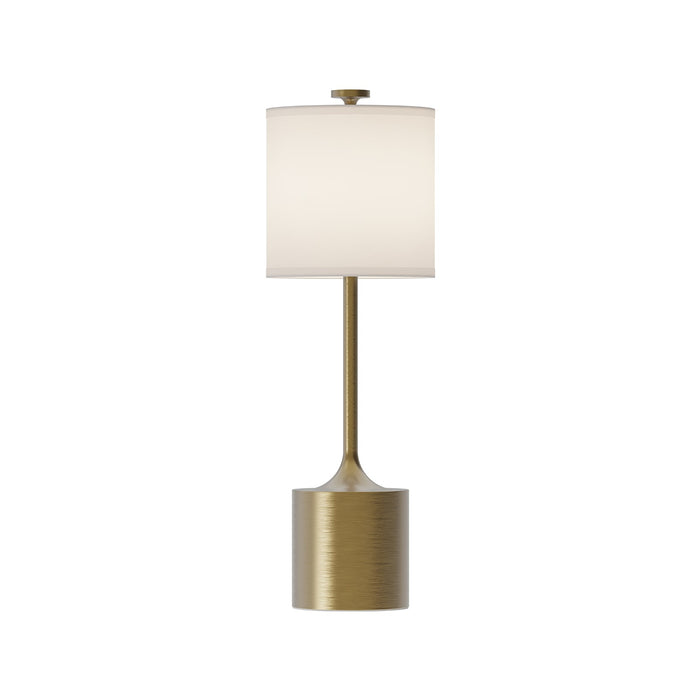 Issa Table Lamp in Brushed Gold.