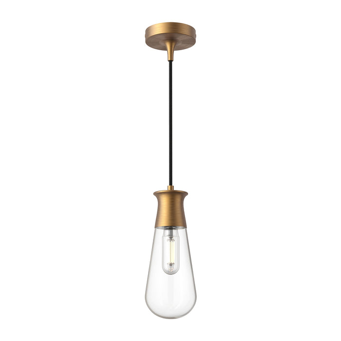 Marcel Pendant Light in Aged Gold (4.38-Inch).