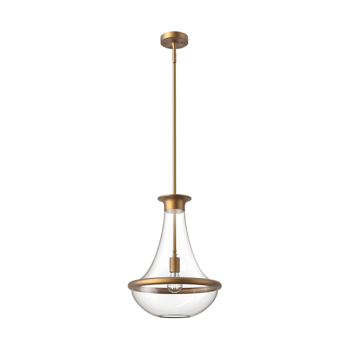 Marcel Pendant Light in Aged Gold (10.13-Inch).