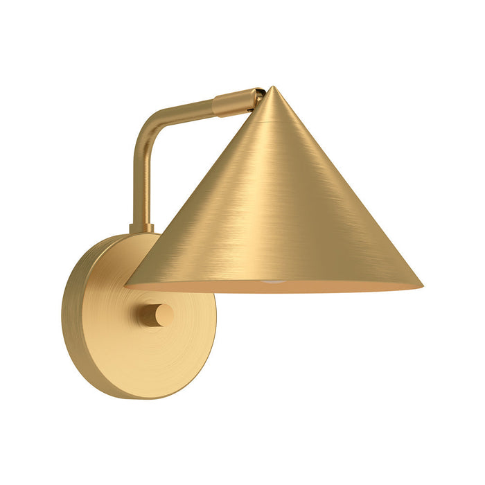 Remy Vanity Wall Light in Brushed Gold (1-Light).