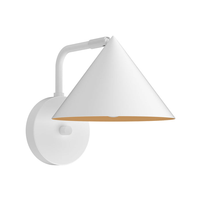 Remy Vanity Wall Light in White (1-Light).
