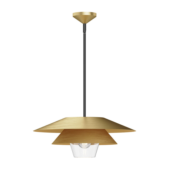 Tetsu Pendant Light in Brushed Gold (19.5-Inch).