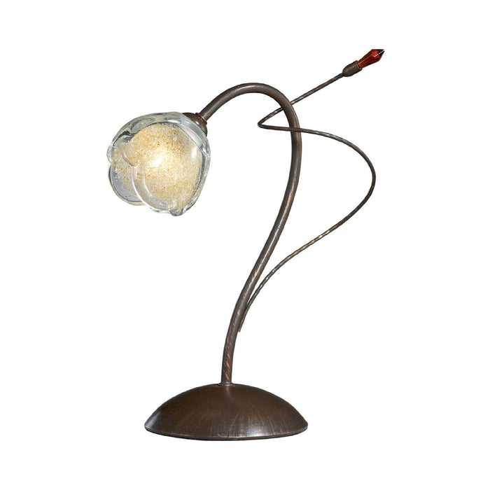 Caprice Table Lamp in Rust.