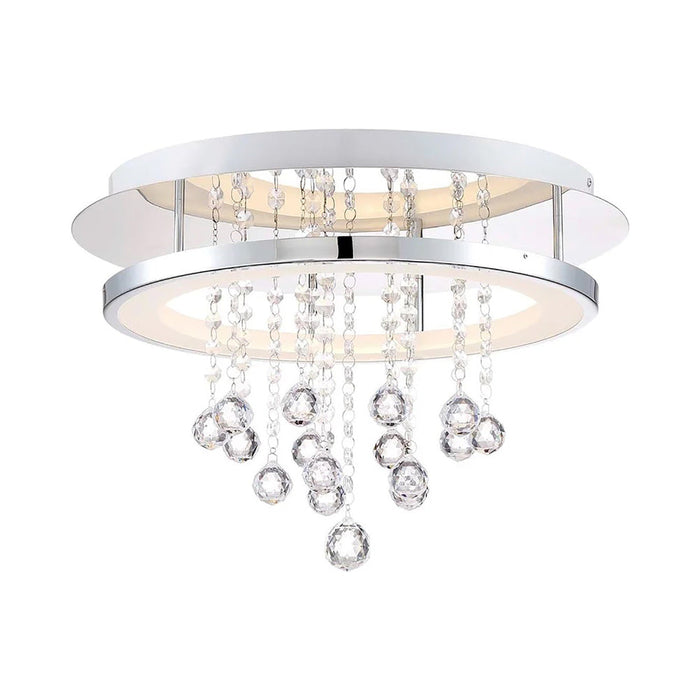 Dorian Circular LED Flush Mount Ceiling Light in Detail.