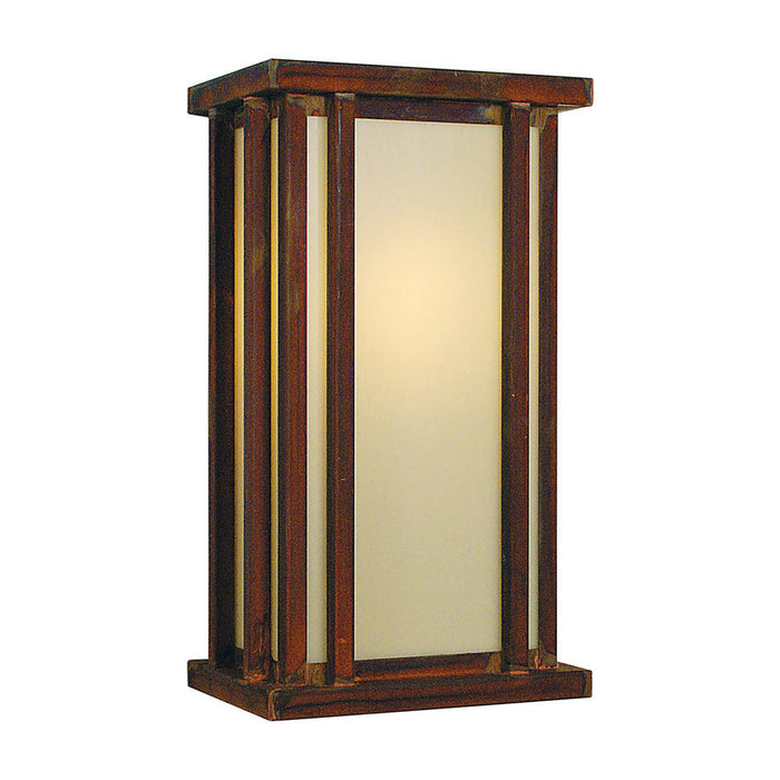 Glencoe Wall Light in Raw Copper (Off White/Large).