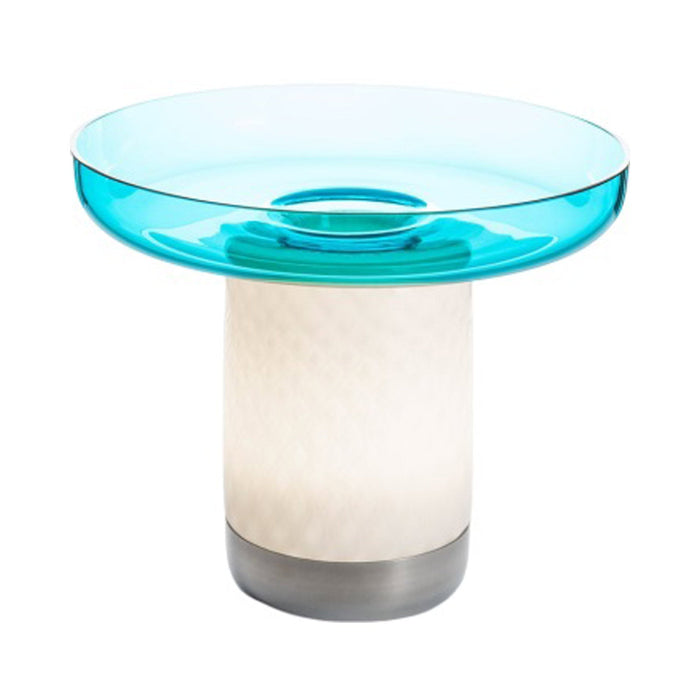 Bonta LED Table Lamp in Turquoise (10.25-Inch).