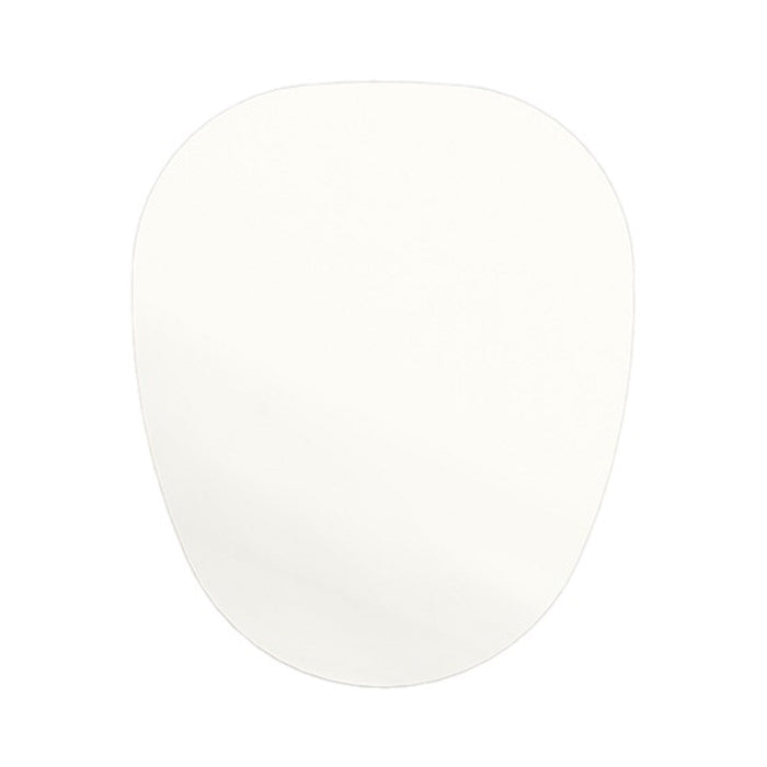Facce Prism Shallow LED Ceiling / Wall Light in White.