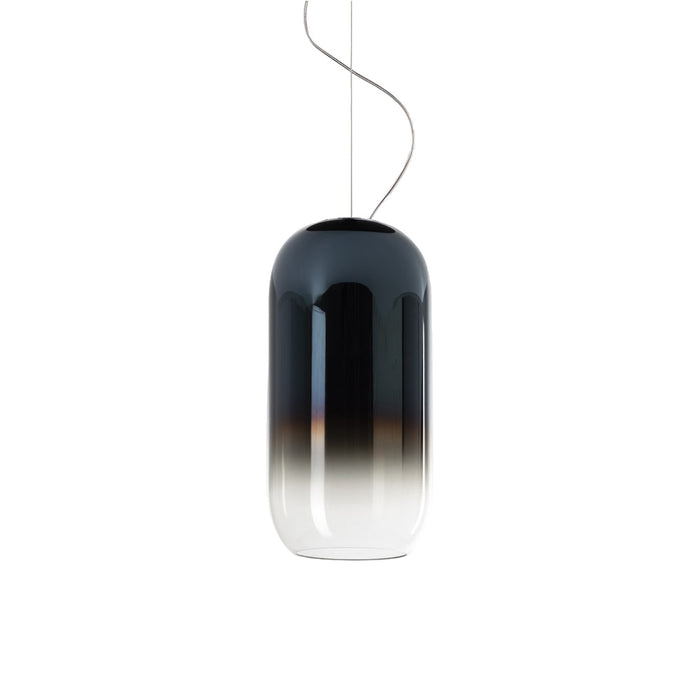 Gople Pendant Light in Black/Blue.