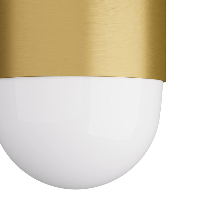 Allentown Flush Mount Ceiling Light in Detail.