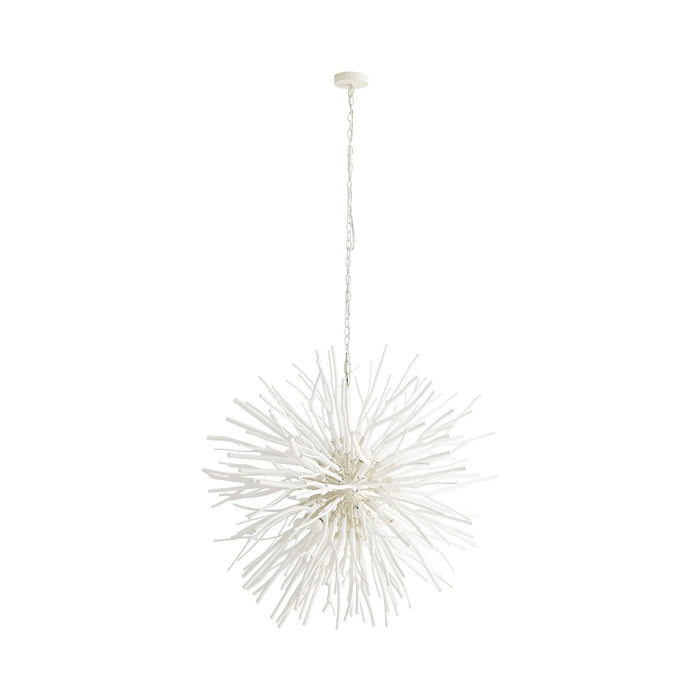 Finch Chandelier in White Wash.