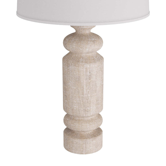 Woodrow Table Lamp in Detail.