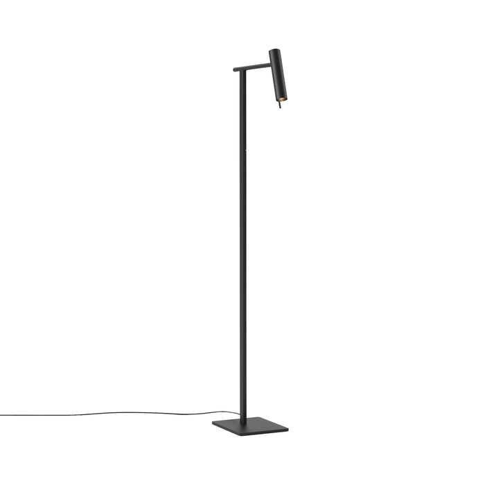 Leda Floor Lamp in Matt Black.