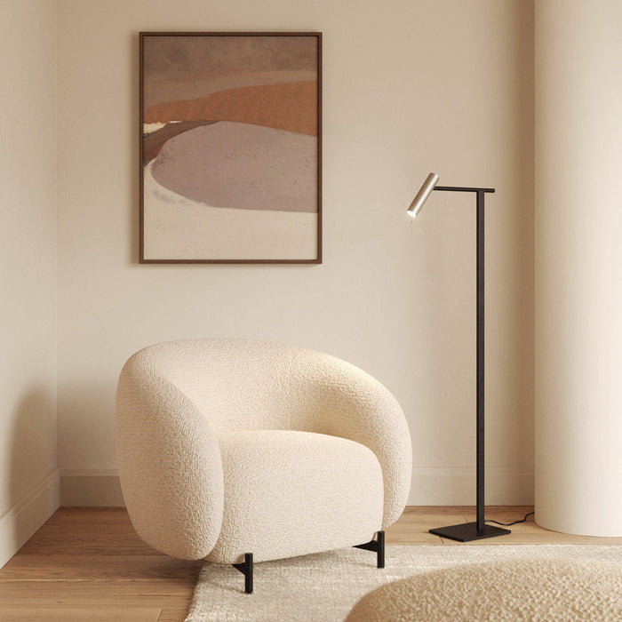 Leda Floor Lamp in living room.