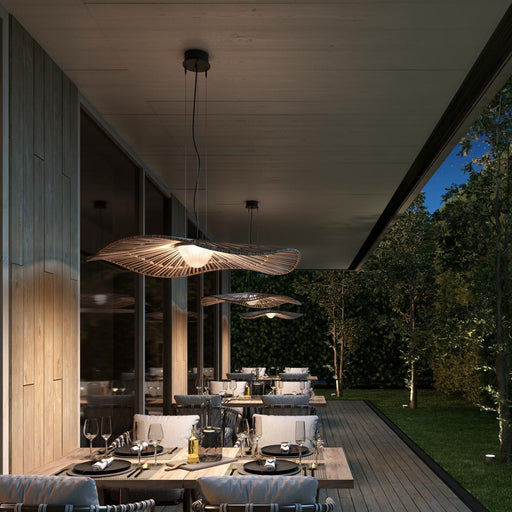 Mediterrània Outdoor LED Pendant Light in Outside Area.