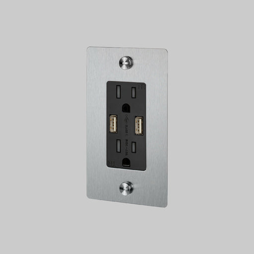 1G Combination Duplex Outlet with 2 USB Ports in Detail.