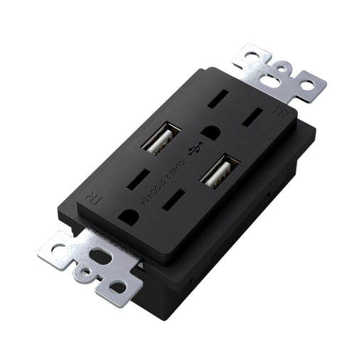 Combination Duplex Outlet Module with 2 USB Ports.