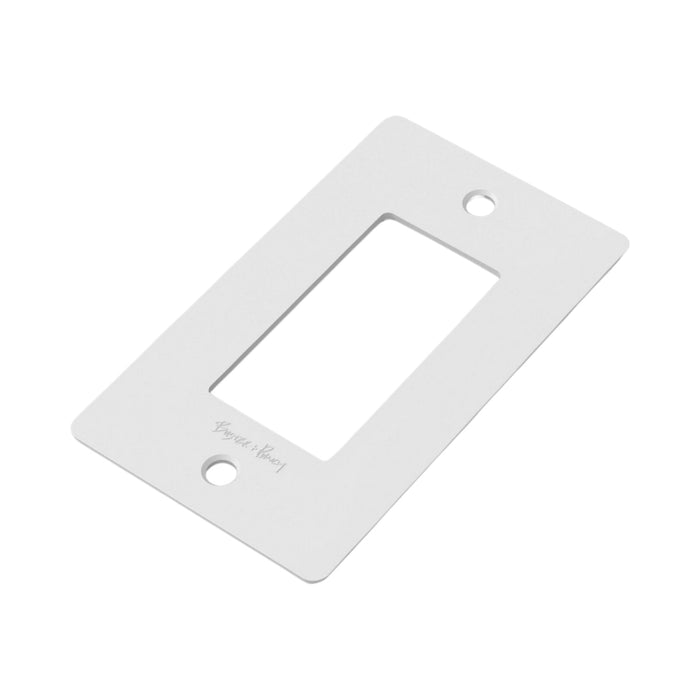 Polycarbonate Wall Plate in White (1-Gang).