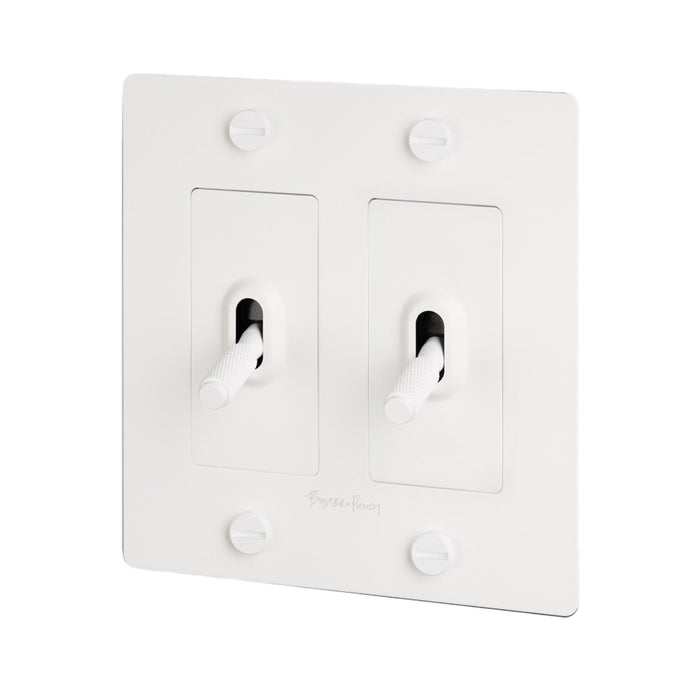 2G Toggle Switch in White (Logo).