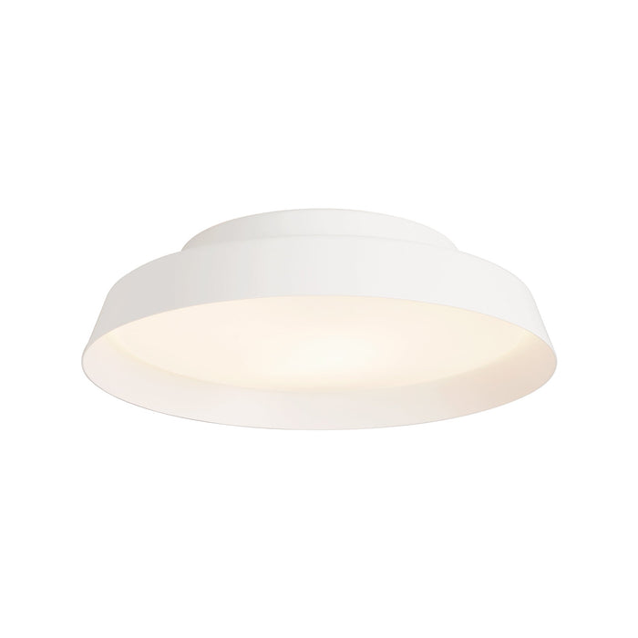 Boop! LED Flush Mount Ceiling Light in White/White (Small).