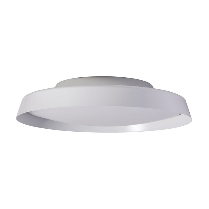 Boop! LED Flush Mount Ceiling Light in White/White (Large).