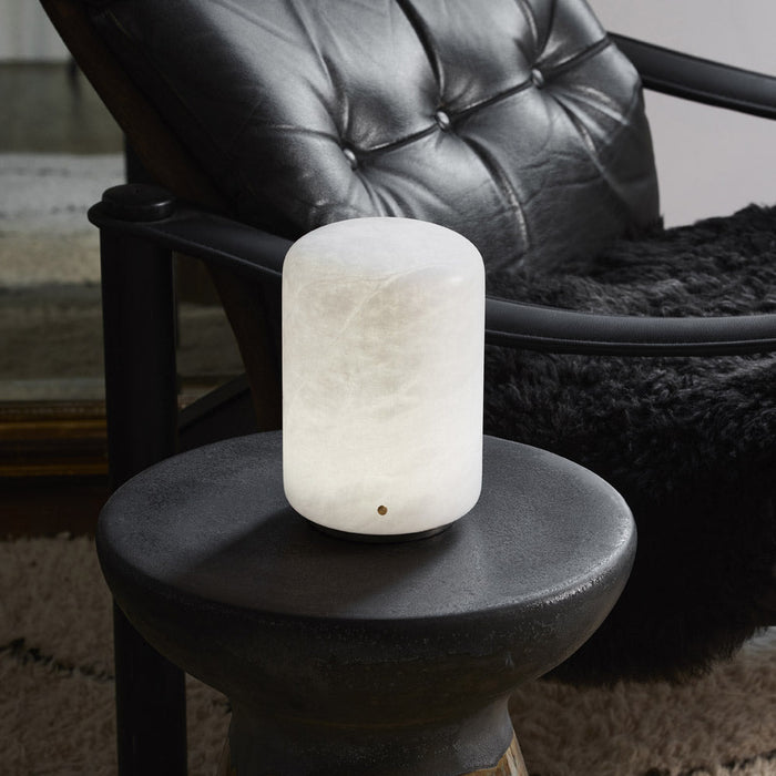 Capsule LED Table Lamp in living room.