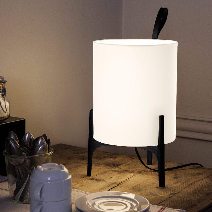 Greta-Battery LED Table Lamp in living room.
