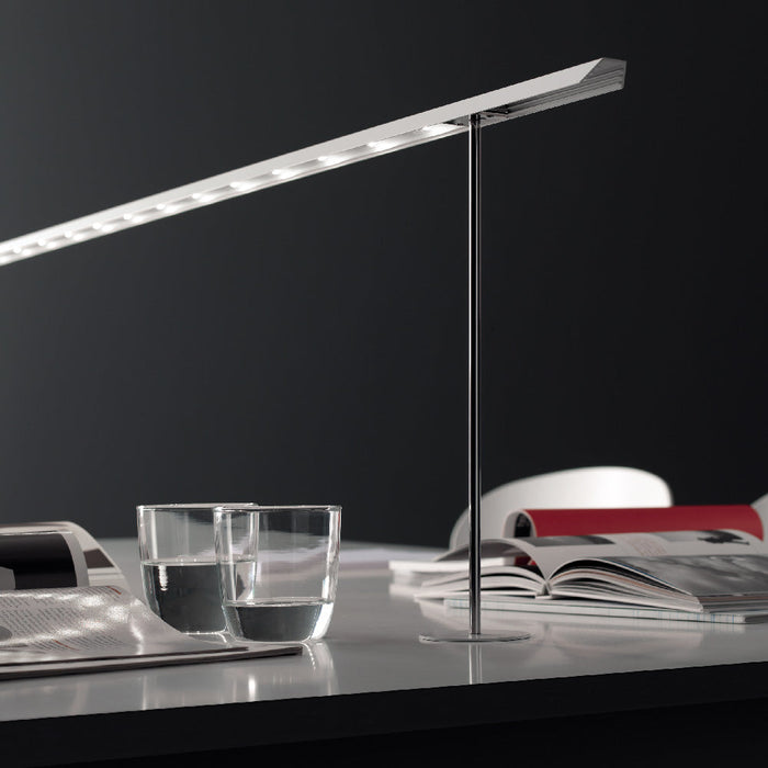 Lineal Biblo LED Table Lamp in living room.