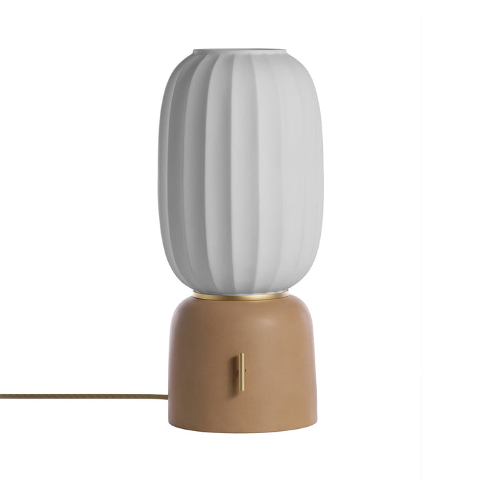 Mei Table Lamp in Pink/Gold (Type B).