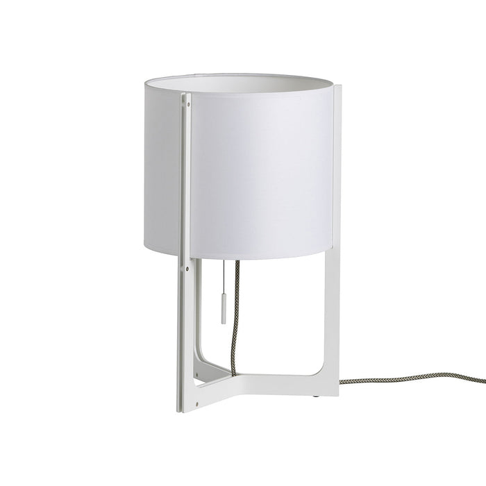 Nirvana Table Lamp in White (White Shade) (Small).