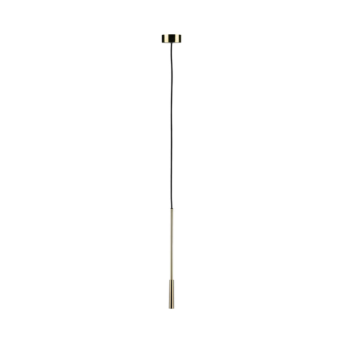 Pippet LED Pendant Light in Gold (With Canopy).