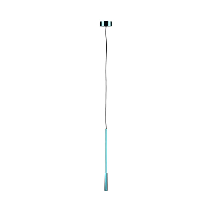 Pippet LED Pendant Light in Turquoise (With Canopy).