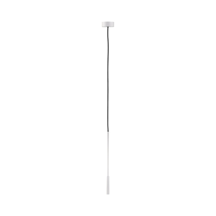 Pippet LED Pendant Light in White (With Canopy).