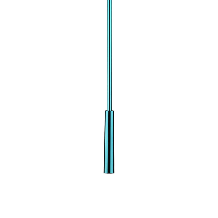 Pippet LED Pendant Light in Turquoise (Without Canopy).