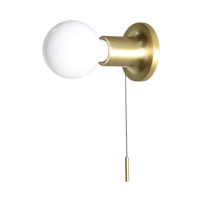 Punt Wall Light in Satin Gold (With Switch).