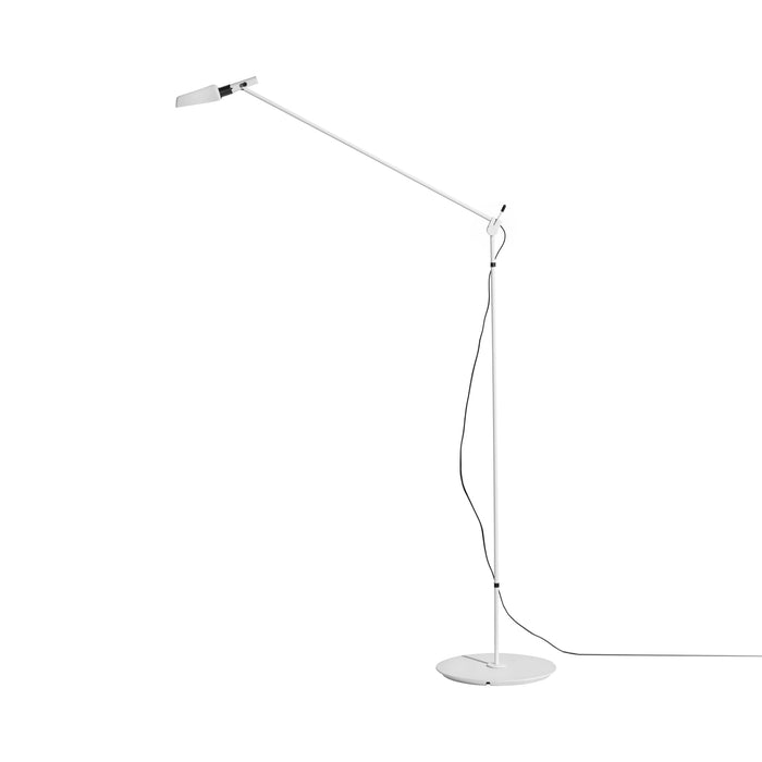 Tema LED Floor Lamp in White.