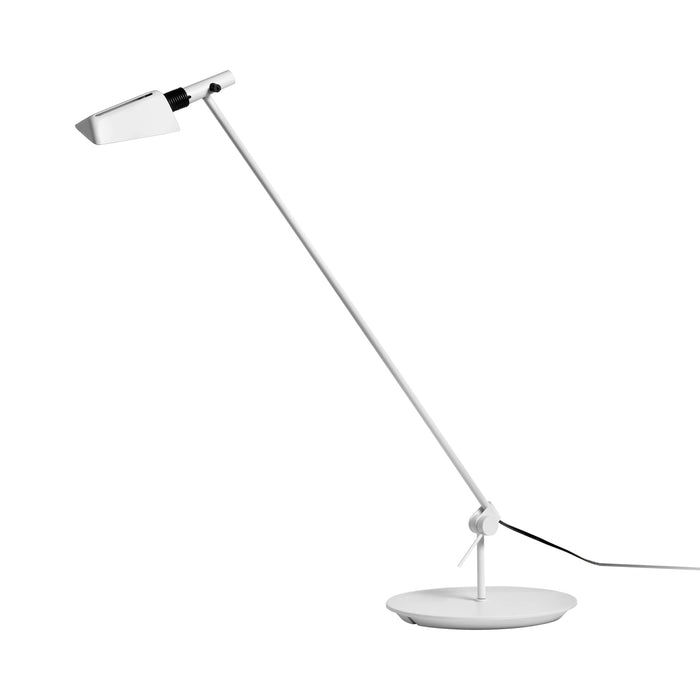 Tema LED Table Lamp in White.
