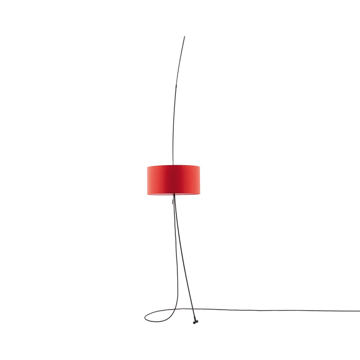 Totora Floor Lamp in Red.