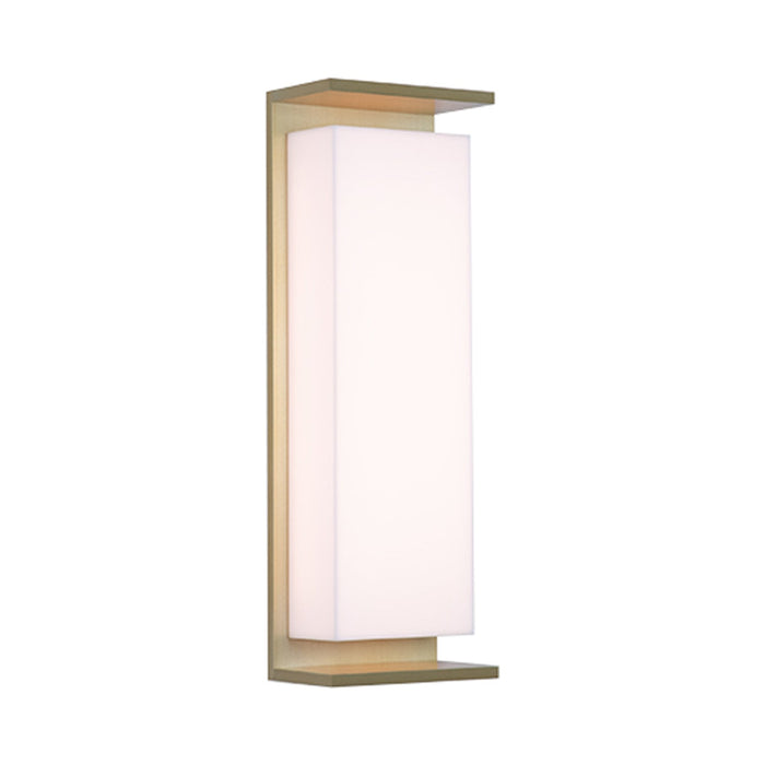Ora LED Wall Light in Brushed Brass.
