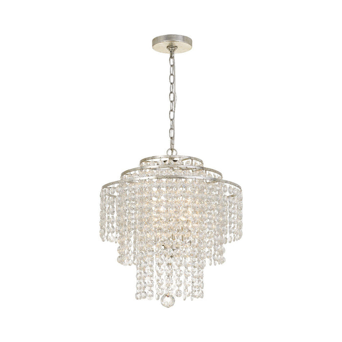 Arielle Chandelier in Antique Silver.